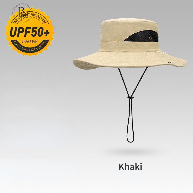 Mũ Tai Bèo Vành Rộng Chống Nắng / Tia UV / Thấm Nước Cá Tính Cho Nam