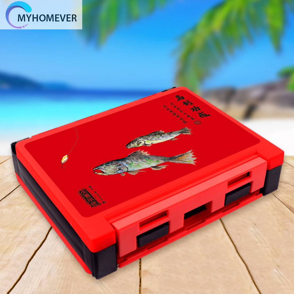 Hộp Đựng Dụng Cụ Câu Cá Hai Mặt Chống Thấm Nước Tiện Dụng