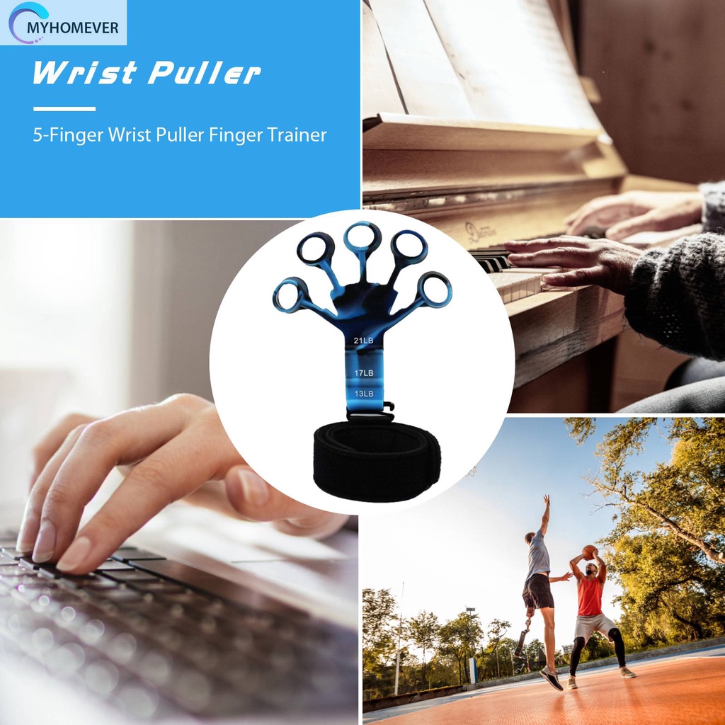 Bộ 5 Dụng Cụ Luyện Tập Phục Hồi Chức Năng Ngón Tay Bằng Silicone