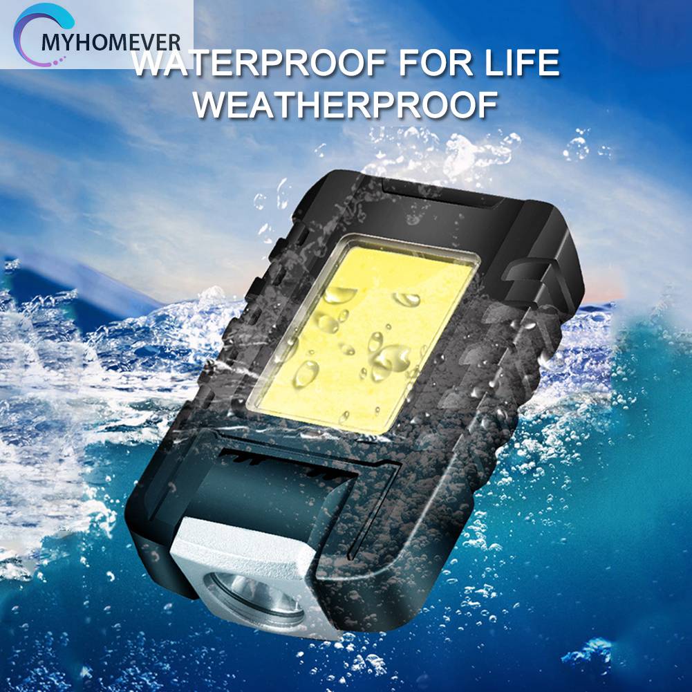 Đèn Led Kẹp Mũ COB 500mAh 500LM Sạc Được Loại C