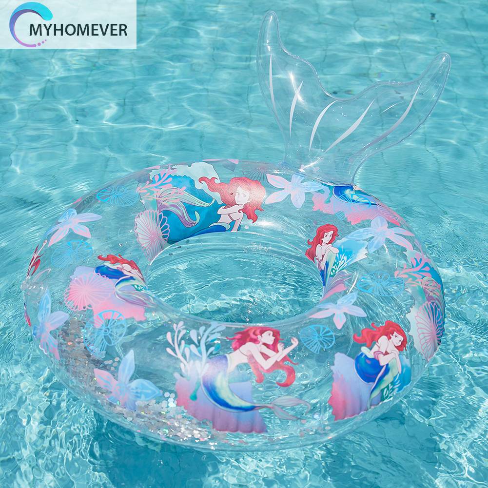 Phao Cứu Sinh PVC Đính Kim Sa Lấp Lánh Di Động Tiện Dụng Cho Bé