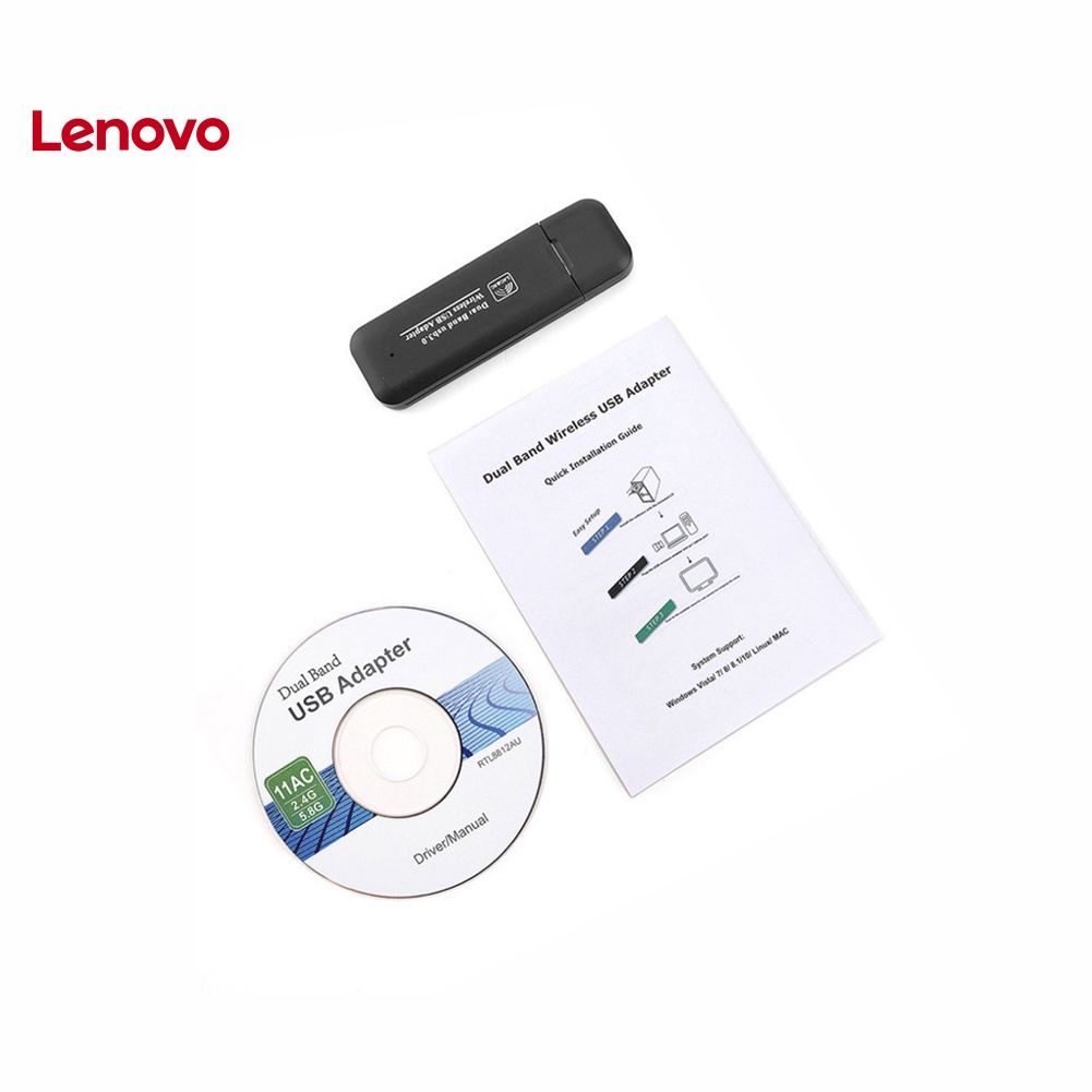 Thẻ Mạng Không Dây 2.4G / 5.8G 1200Mbps Băng Tần Kép USB 3.0 Cho PC