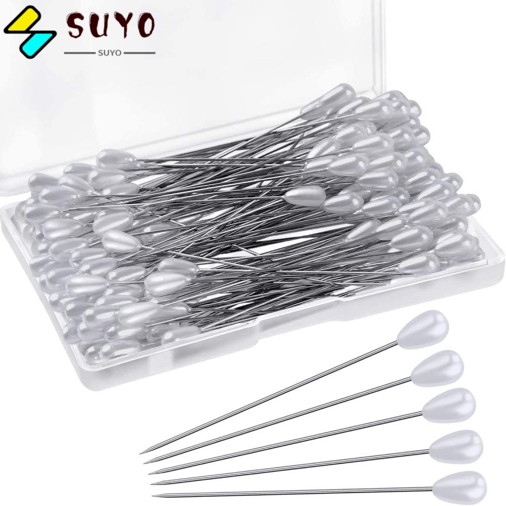 SUYO Ghim Cài Trang Sức Màu Trắng 2inch