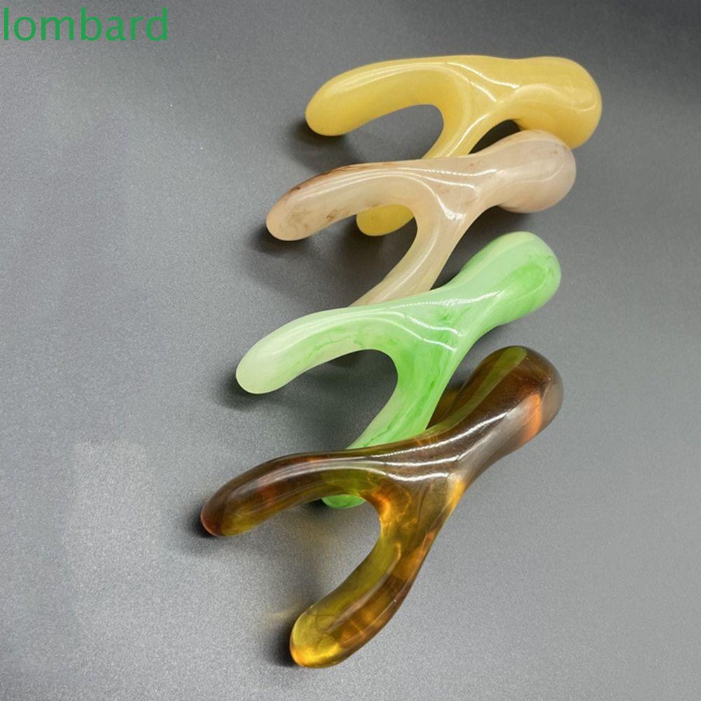 LOMBARD Dụng Cụ Mát Xa Nâng Mũi Hình Chữ Y Bằng Nhựa Guasha Chuyên Dụng Cho Salon