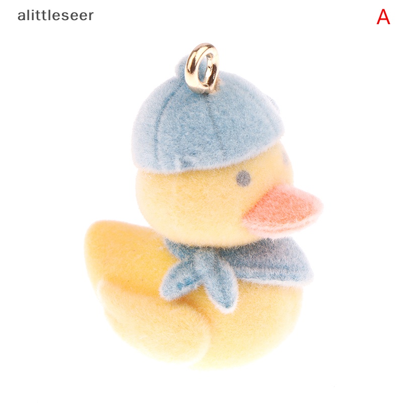 1 Mặt Dây Chuyền / Móc Khóa / Vòng Tay DIY Hình Vịt Hoạt Hình