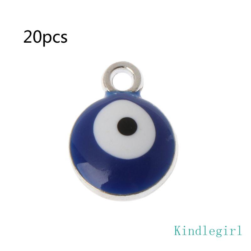 Bộ 20 Hạt Tròn Xỏ Lỗ Dùng Làm Trang Sức Thủ Công