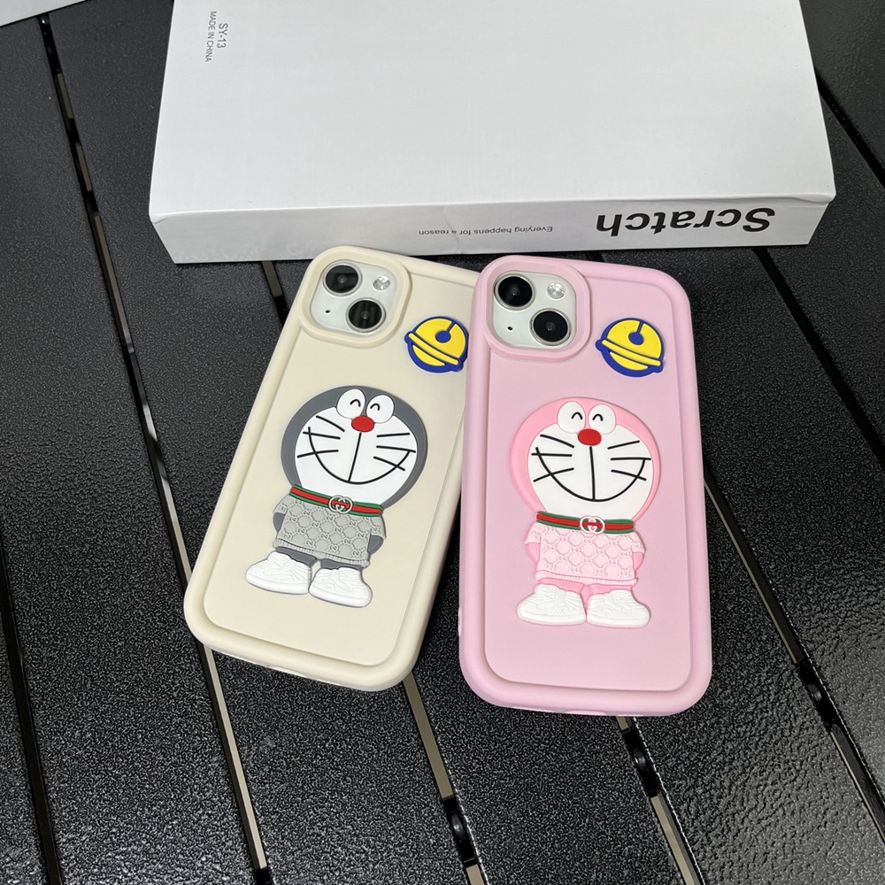 Ốp Điện Thoại In Hình Mèo 3D Màu Macaron Cho iPhone 14 Pro Max 14Pro 14 13 Pro Max 12 Pro Max 11 XR XsMax