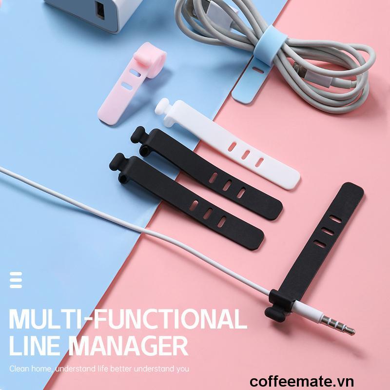 ⚡Dụng cụ quấn cáp sạc dây tai nghe usb bằng silicon tiện dụng