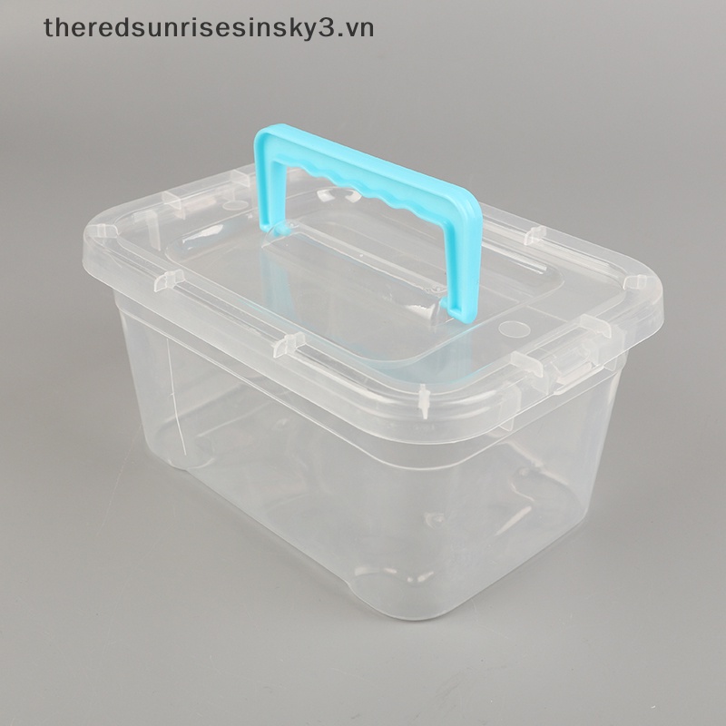 Hộp Đựng Trang Sức Bằng Nhựa Hình Vuông Nhỏ Trong Suốt Thời Trang