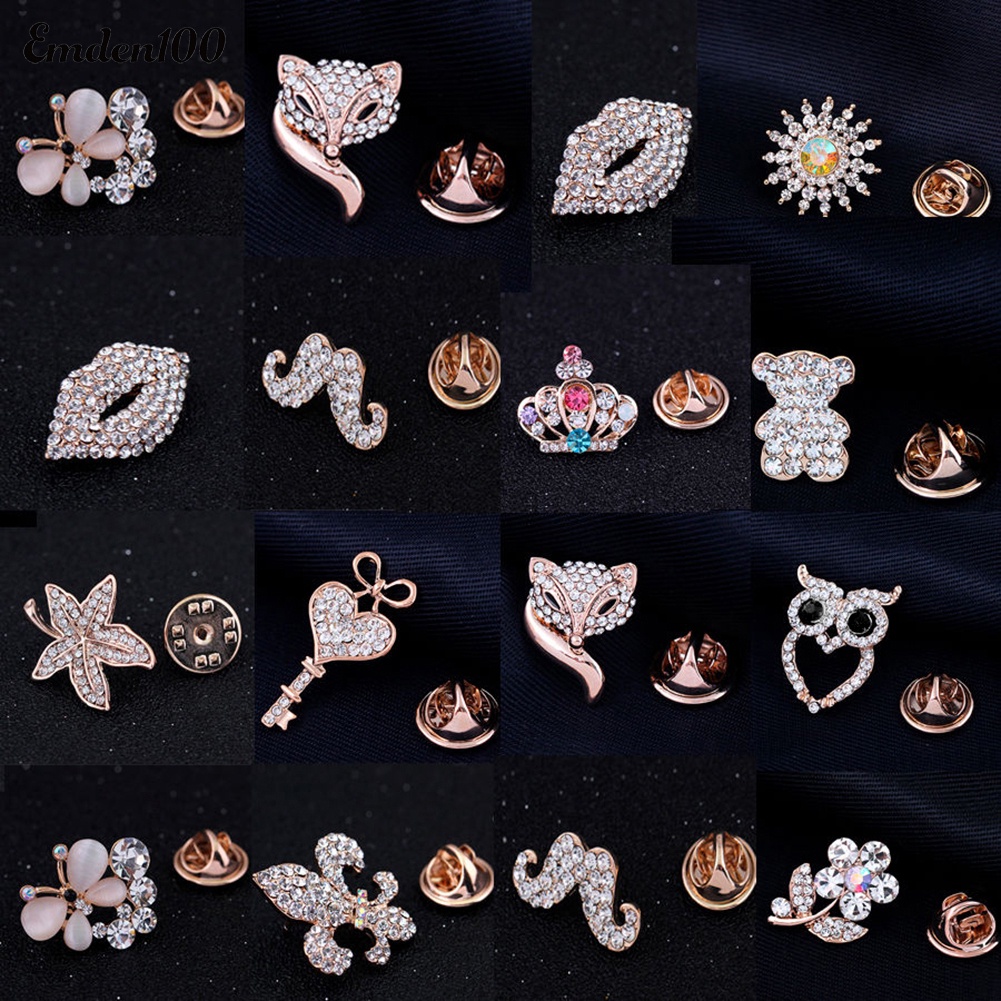 Trâm Cài Áo Đính Đá Kiểu Dáng Thời Trang Dễ Thương Cho Nữ