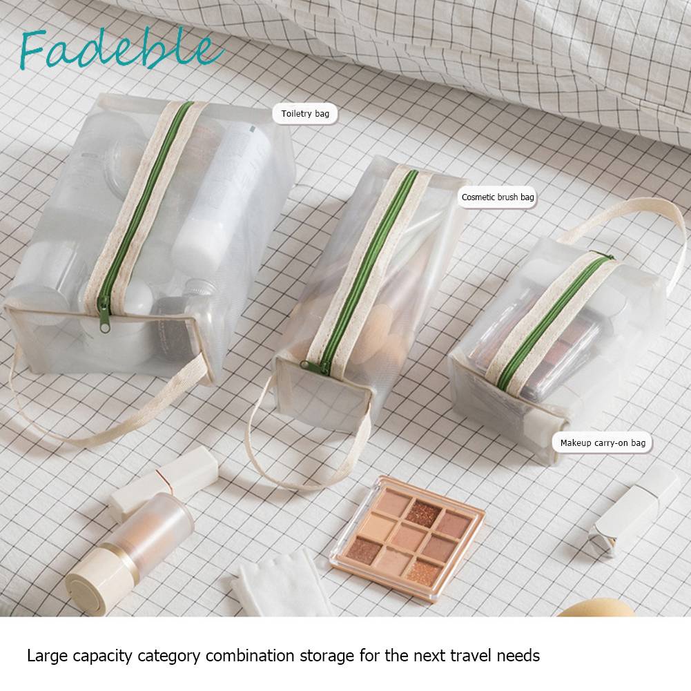 Ví Đựng Tiền Xu Bằng Nilon Phối Lưới Thoáng Khí Sức Chứa Lớn Đa Năng Tiện