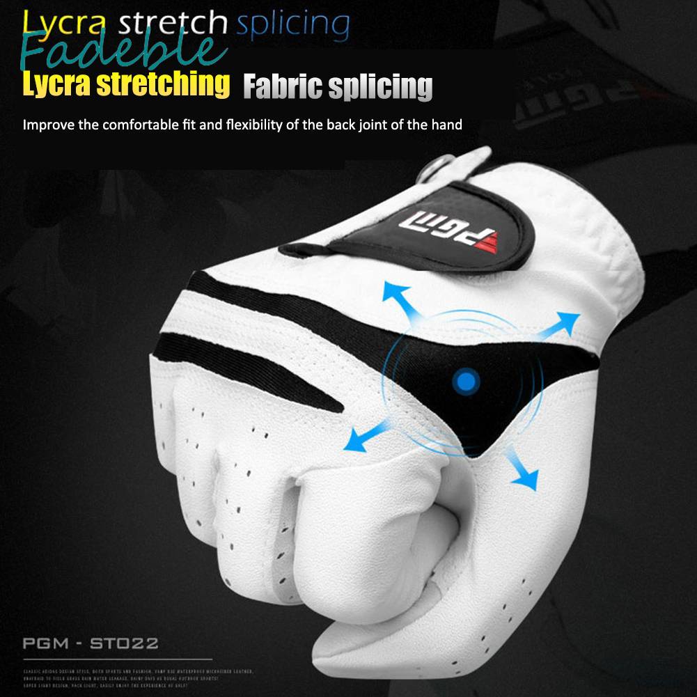 1 Găng Tay Trái Thoáng Khí Có Thể Điều Chỉnh Được Màu Trắng