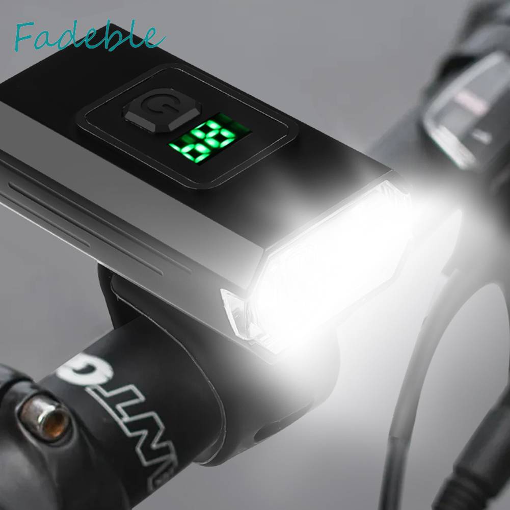 Đèn Pha Xe Đạp 800LM Cổng Sạc USB Loại C IPX4 1000mAh