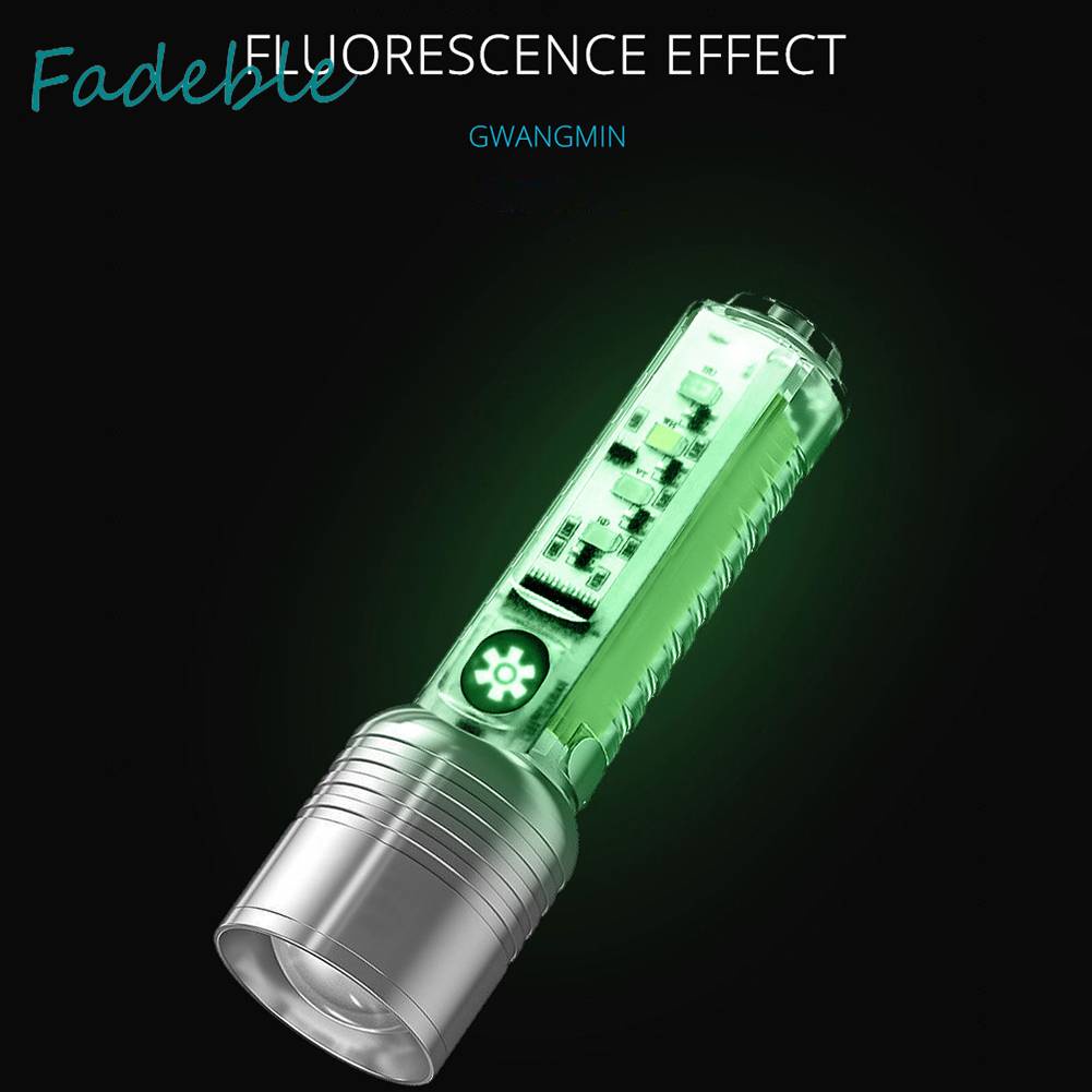 Đèn Pin XHP50 500mAh 800LM Sạc USB Type-C Chống Thấm Nước Tiện Dụng