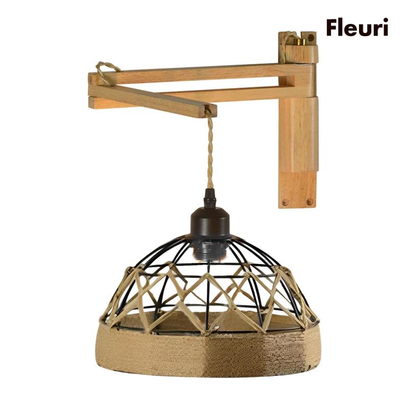 Đèn Treo Tường Đan Tay Phong Cách Vintage Trang Trí Nội Thất