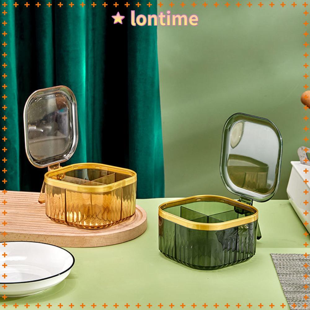 LONTIME Hộp Đựng Gia Vị Nhiều Ngăn Tiện Lợi Cho Nhà Bếp