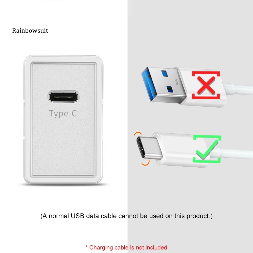 Củ Sạc Nhanh 18W PD Cổng USB Type C Cho iPhone 11 X XS XR