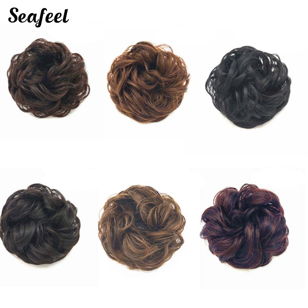 Dây Buộc Tóc Đính Bóng Lông Dễ Thương Cho Nữ