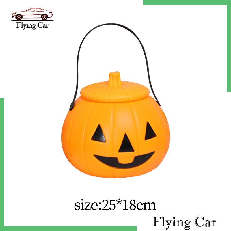 Xô Đựng Kẹo Có Tay Cầm Trang Trí Halloween