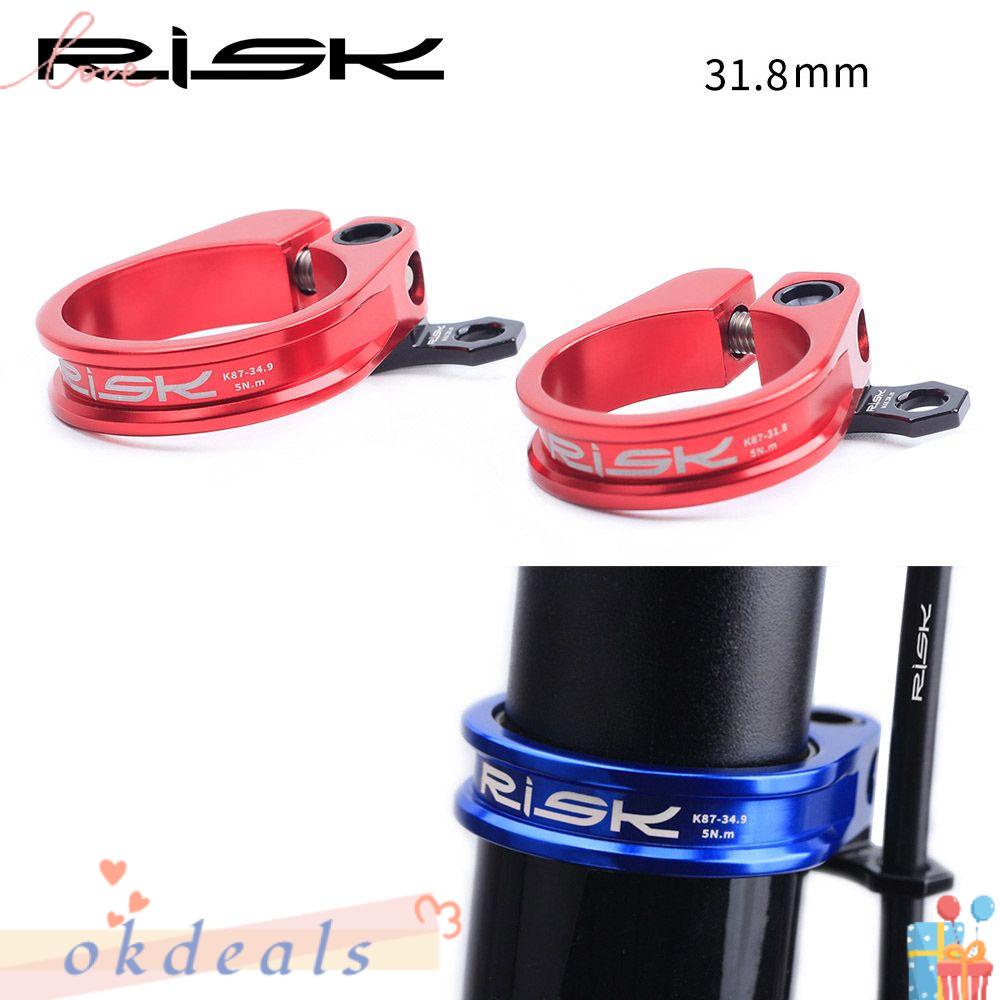 OKDEALS Phụ Kiện Kẹp Yên Xe Đạp Bằng Hợp Kim Nhôm 31.8mm Tháo Lắp Nhanh Tiện