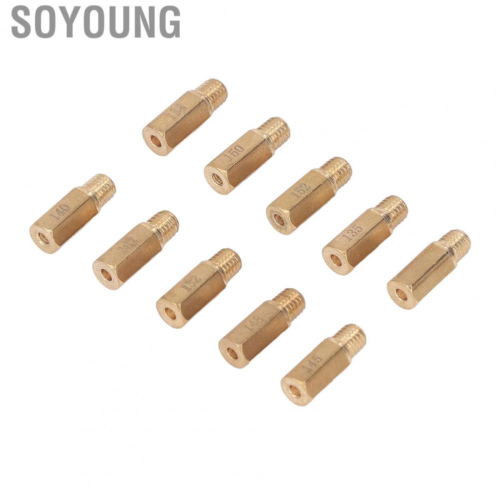 Soyoung Hex Main Jets Carb Professional High Accuracy Strong for Motorcycle