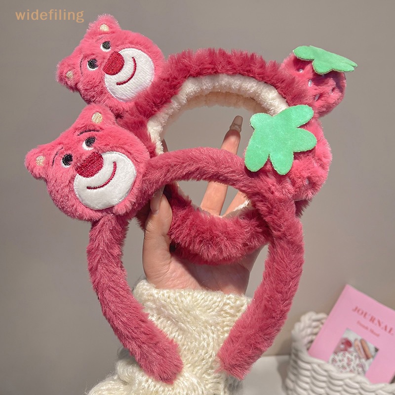 Băng Đô Tai Gấu / Ếch Hồng Bằng Lông Cừu Dễ Thương Dành Cho Bé Gái Hóa Trang