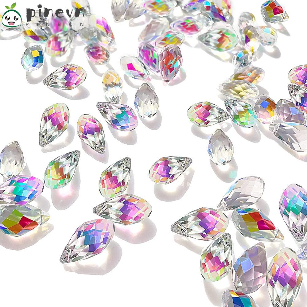 PINEVN Set 282 Hạt Pha Lê Xỏ Lỗ 6 X 12Mm Làm Trang Sức