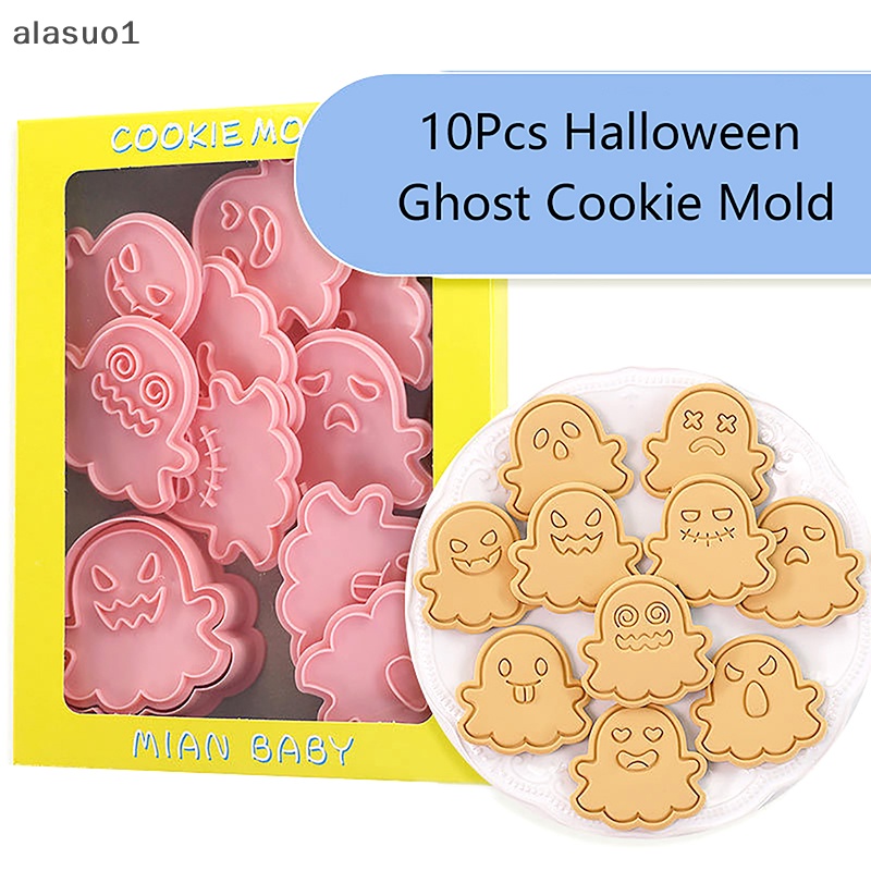 Bộ 10 Khuôn Cắt Bánh Quy Trang Trí Halloween