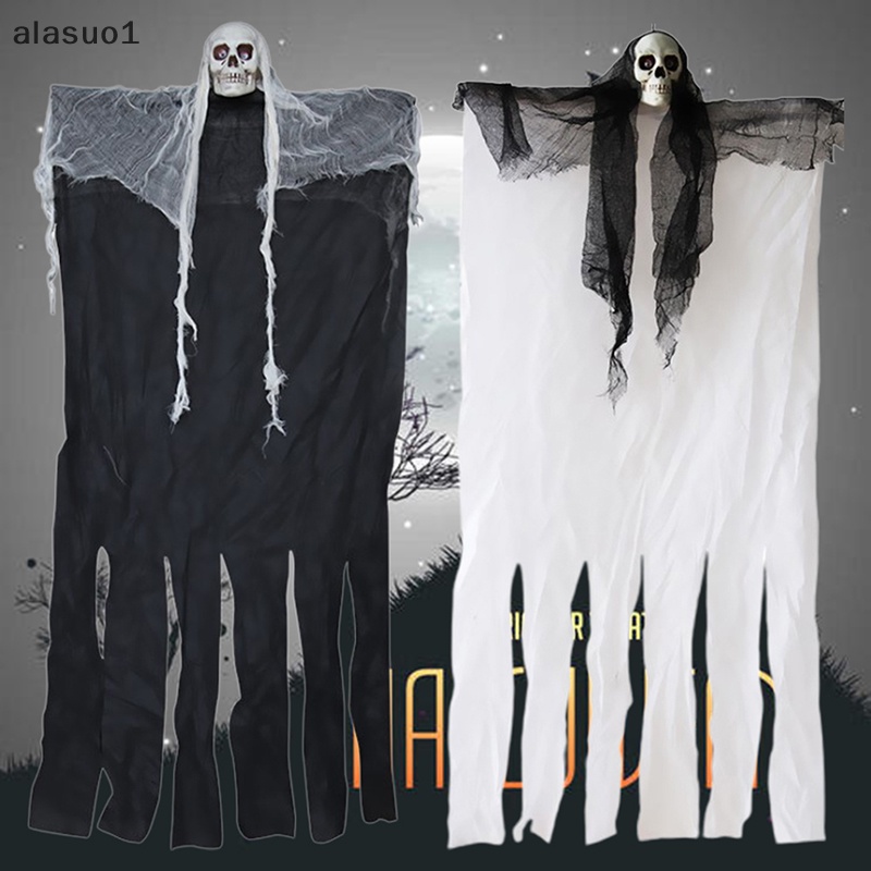 Bộ Xương Trắng Đen Treo Trang Trí Halloween 2020 100cm