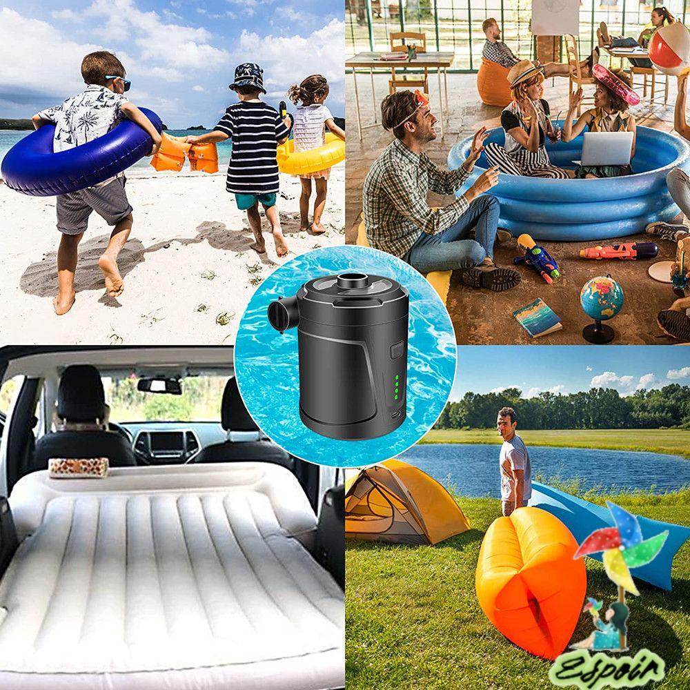 ESPO Máy Bơm Hơi Điện Tử Có Thể Sạc Lại Dùng Khi Đi Cắm Trại