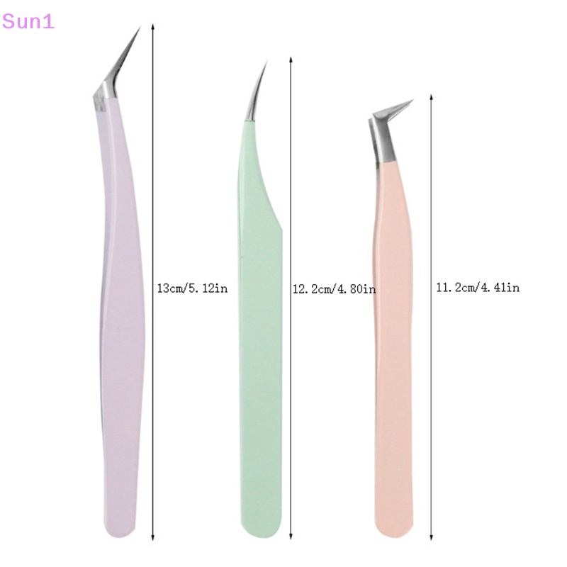 1 Nhíp Gắn Mi Giả Bằng Thép Không Gỉ Chống Tĩnh Điện Độ Chính Xác Cao