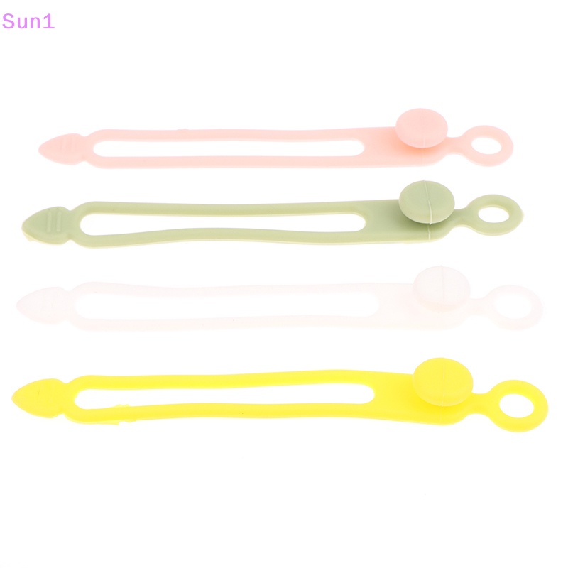 Set 10 / 10 Dây Silicone Buộc Cáp Đa Năng Tiện Dụng