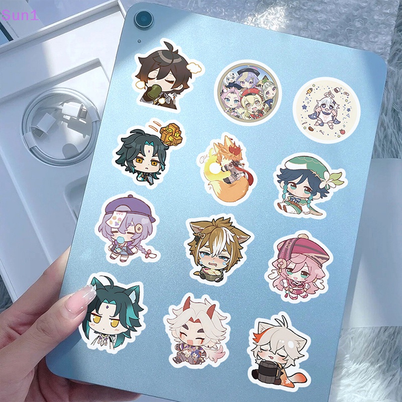 Sun1 &gt; 60 Miếng Dán Tủ Lạnh Chống Thấm Nước Họa Tiết Hoạt Hình Graffiti Sáng Tạo