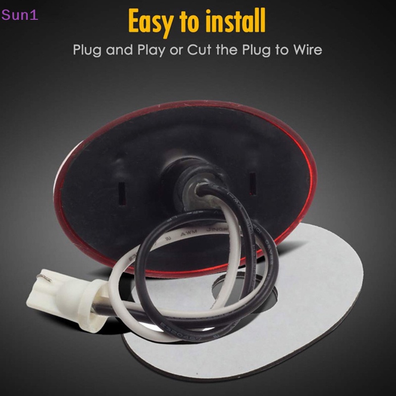 Đèn LED 3 Bóng 12-24V Gắn Hông Xe Tải Chuyên Dụng