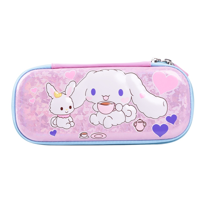 SANRIO Hộp Bút EVA Họa Tiết Hoạt Hình Kuromi 3D Sức Chứa Lớn Cho Trẻ Em