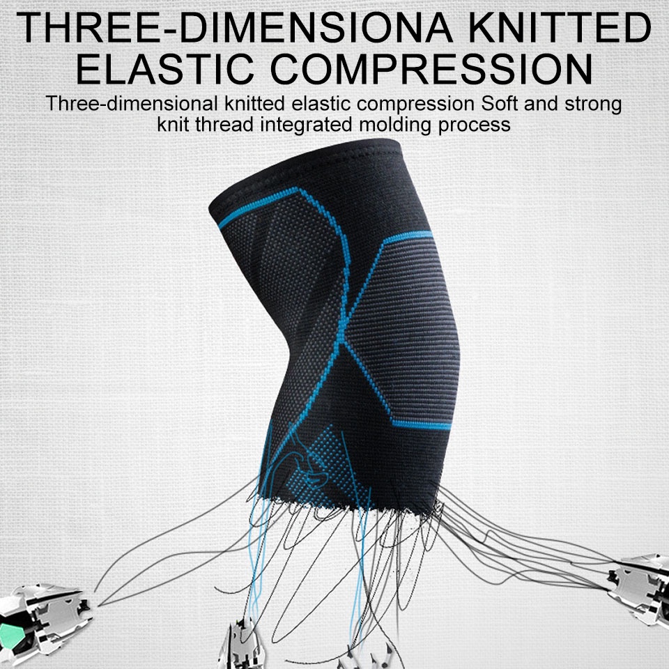 1 Băng Quấn Bảo Vệ Khuỷu Tay Co Giãn Thoáng Khí Khi Chơi Bóng Rổ / Bóng Chuyền / Thể Hình Dành Cho Nam Và Nữ