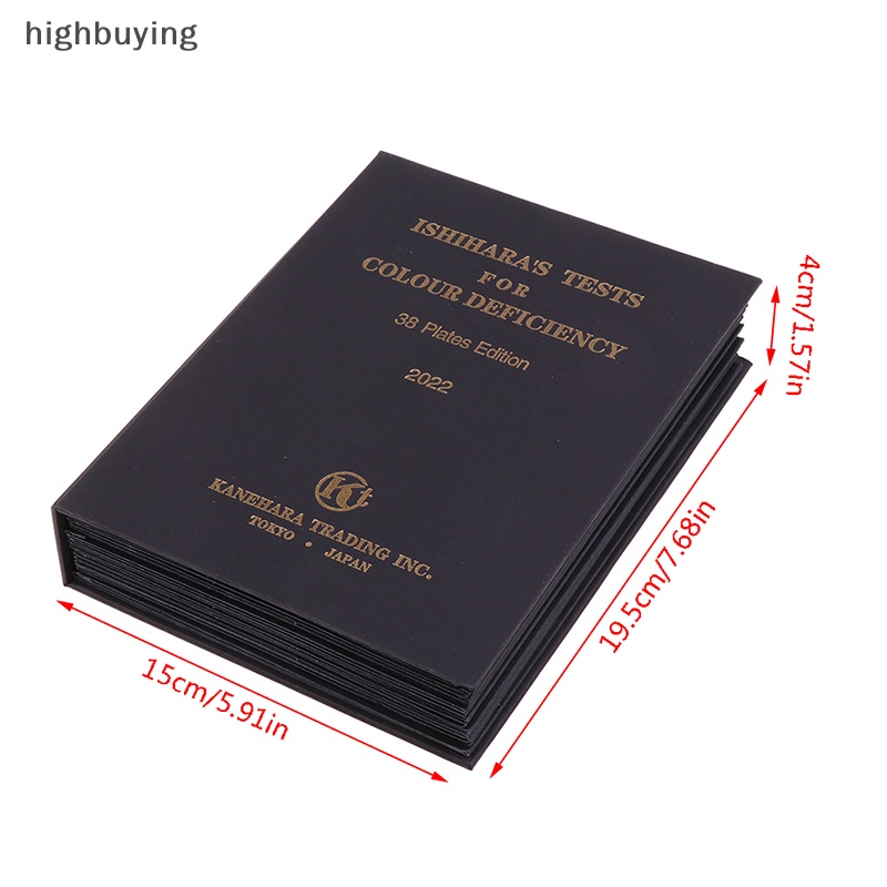 Sách Kiểm Tra Chất Lượng Cao Ishihara 38 Trang Độc Đáo Mới