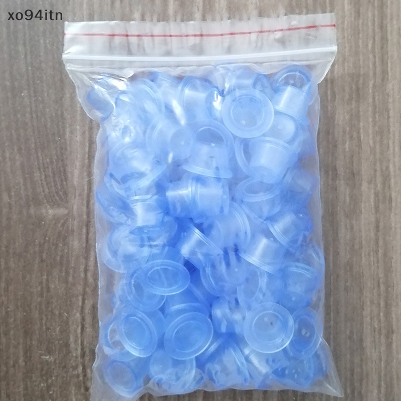 Set 100 Cốc Silicone Trong Suốt Đựng Mực Xăm Tiện Dụng