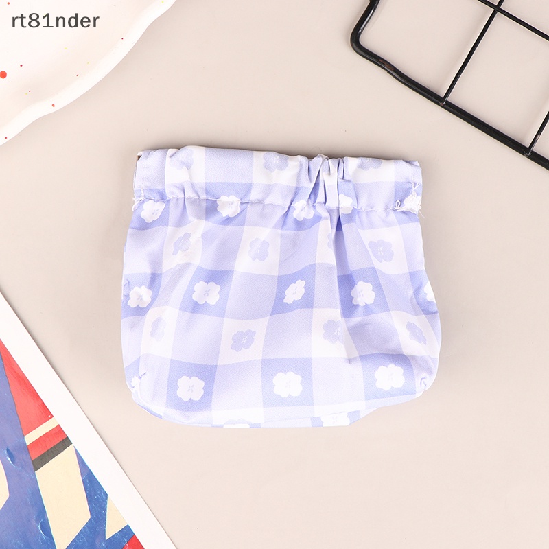 Rt Túi Đựng Khăn Giấy / Tiền Xu / Dây Cáp Dữ Liệu Mini Dễ Thương Nhỏ Gọn Cho Nữ n