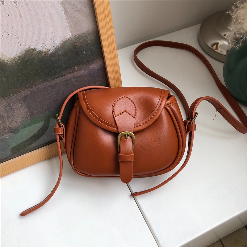 Túi Đeo Chéo Da Giả Phong Cách Hàn Quốc Thời Trang Cho Nữ