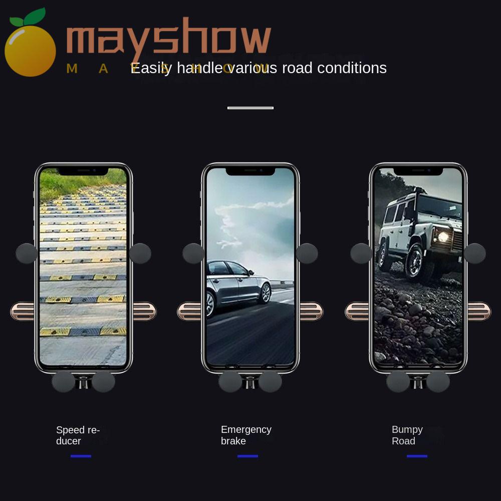 MAYSHOW 1 Giá Đỡ Điện Thoại PC Gắn Lỗ Thông Gió Xe Hơi Tiện Dụng