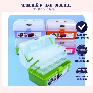 Cốp nhựa đựng đồ nail, mi, phun xăm, spa Thiên Di Nail