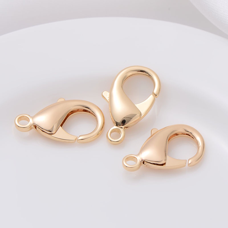 Móc Khóa Càng Cua Mạ Vàng 14K Nhiều Màu Sắc Dùng Làm Túi Xách diy