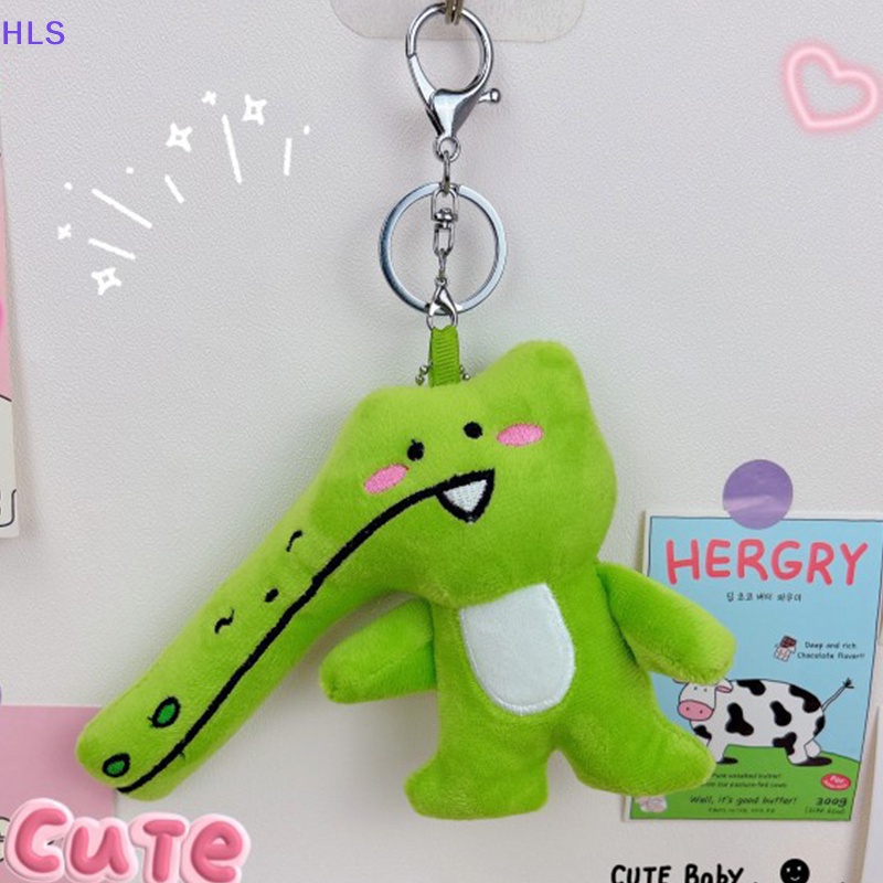 Móc Khóa Hình Cá Sấu Nhồi Bông Dễ Thương Dùng Trang Trí Ba Lô / Cốp Xe