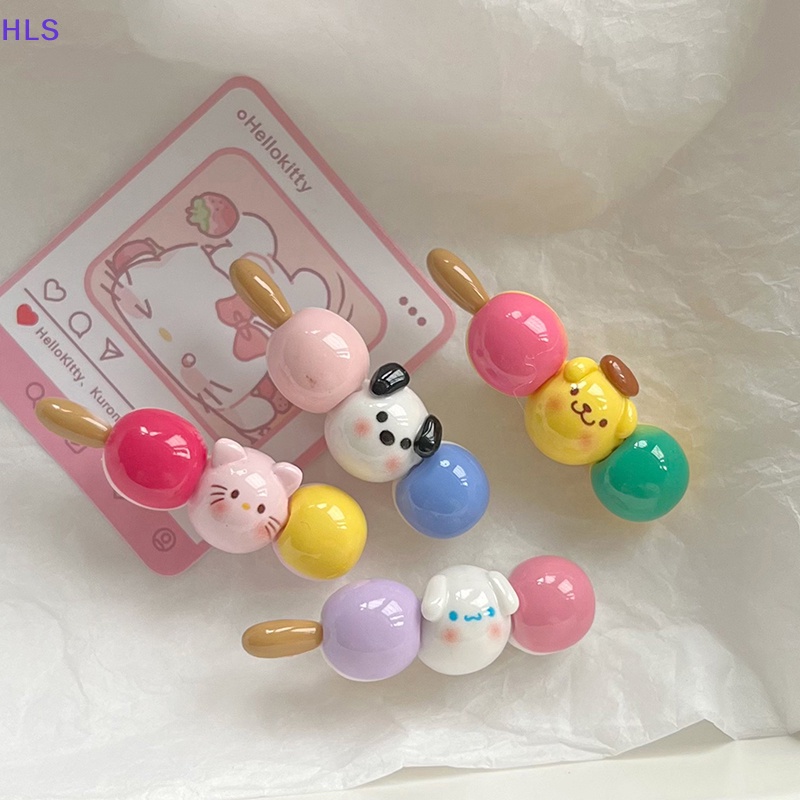 Kẹp Vịt Màu Kẹo Hình Melody / Hello Kitty / Sanrio / Cinnamoroll Kuromi Pompompurin My Melody Pochacco Dễ Thương Dùng Làm Quà Tặng