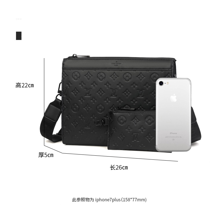 Túi Đeo Vai LV6996 In Chữ Thiết Kế Tinh Tế Thời Trang Cho Nam Và Nữ