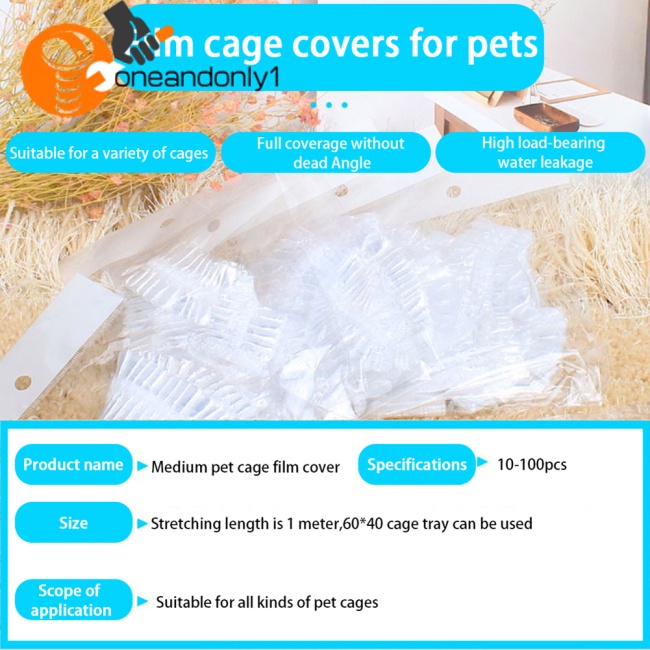 Set 10 Vỏ Bọc Khung Gầm Cho Thỏ / Heo / Gầm Sử Dụng Một Lần Dày Dặn