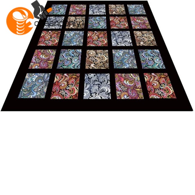 Bộ 6 Tấm Vải Cotton Họa Tiết Hoa Đầy Màu Sắc Dùng May Vá Thủ Công