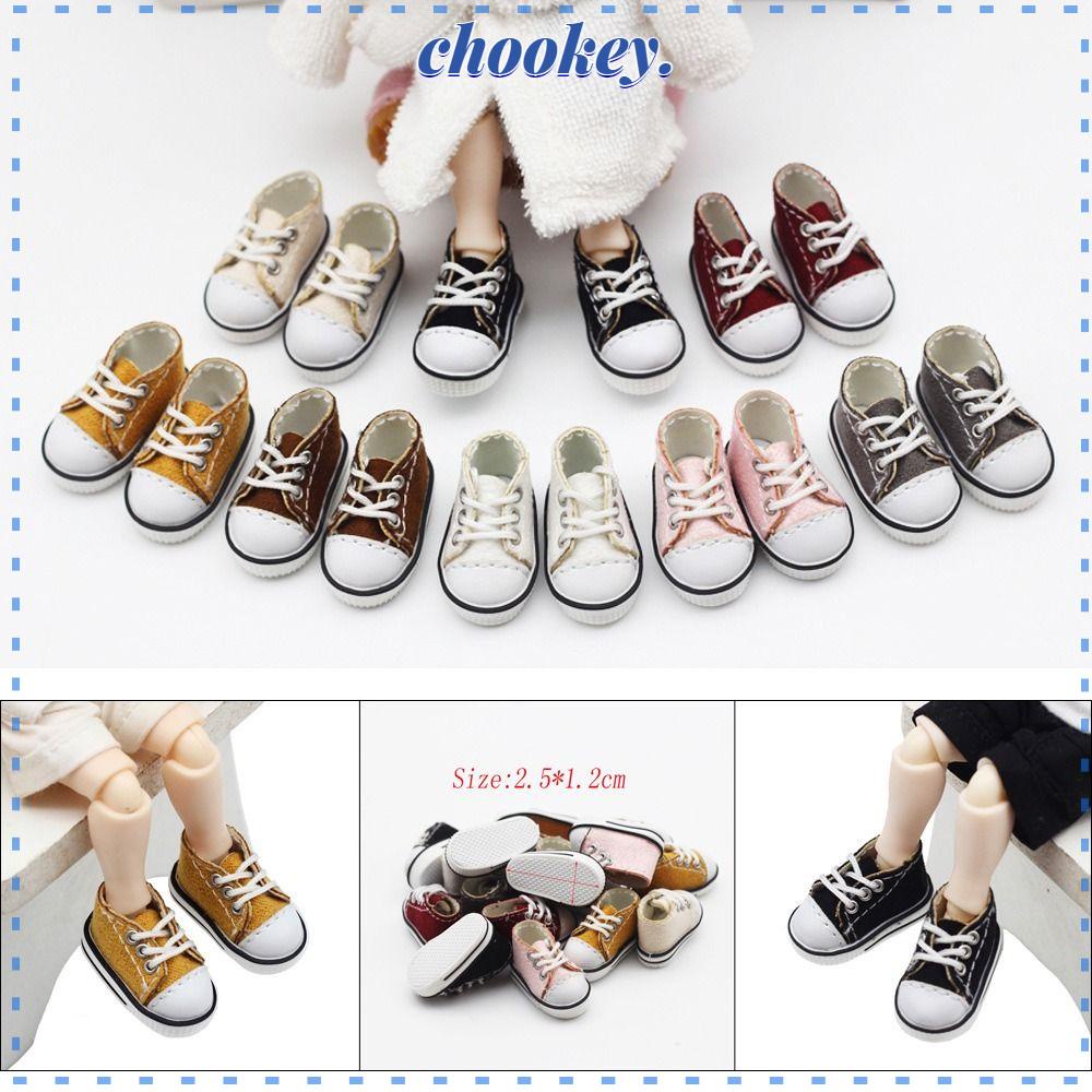 CHOOKEY Giày Thể Thao Thời Trang Cho Búp Bê Tỉ Lệ 1 / 12 Có 8 Màu Tự Chọn