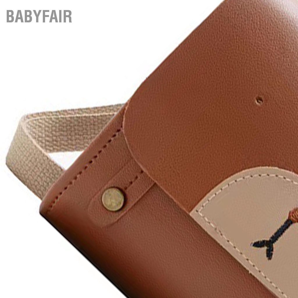 Babyfair Ba Lô Gấu Trẻ Em PU Hoạt Hình Túi Mầm Non Mẫu Giáo Mini Dễ Thương Đi Học Cho Bé 1 Đến 3 Tuổi